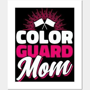 Winter Color Guard Watercolor Color Guard Mom Posters and Art